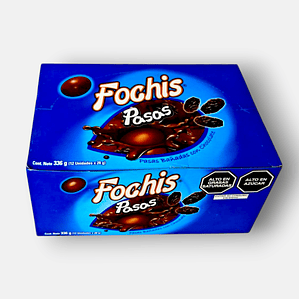 Chocolates Fochis Pasas - 12 Unidades (Caja x 336g)