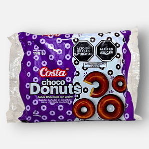 Galletas Choco Donuts Costa pack x 6 unidades
