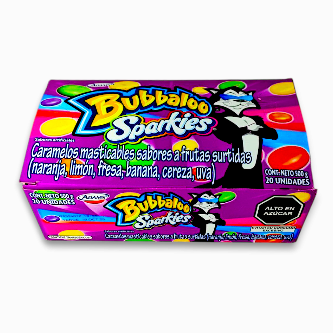 Bubaloo Sparkies Adams - 20 Sobres ( caja x 500g) 1