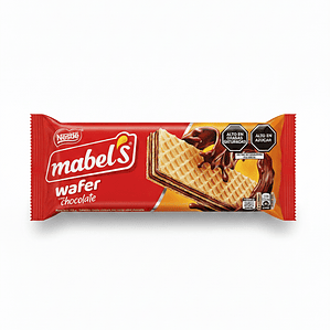 Wafer Sabor Chocolate Mabel's Nestle Pack De 107gr