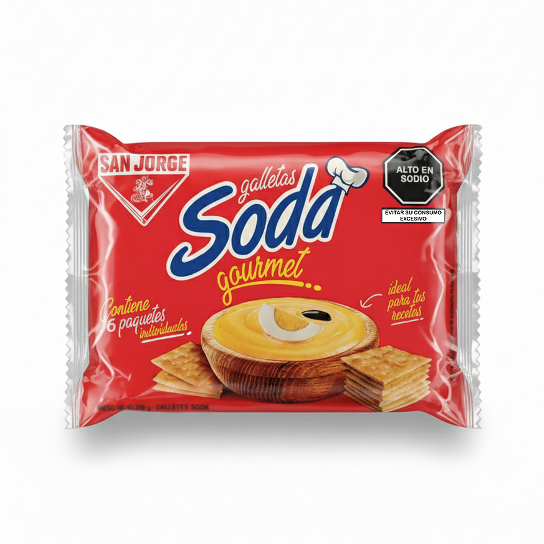Galleta San Jorge Soda Gourmet paquete x 6 unid 1