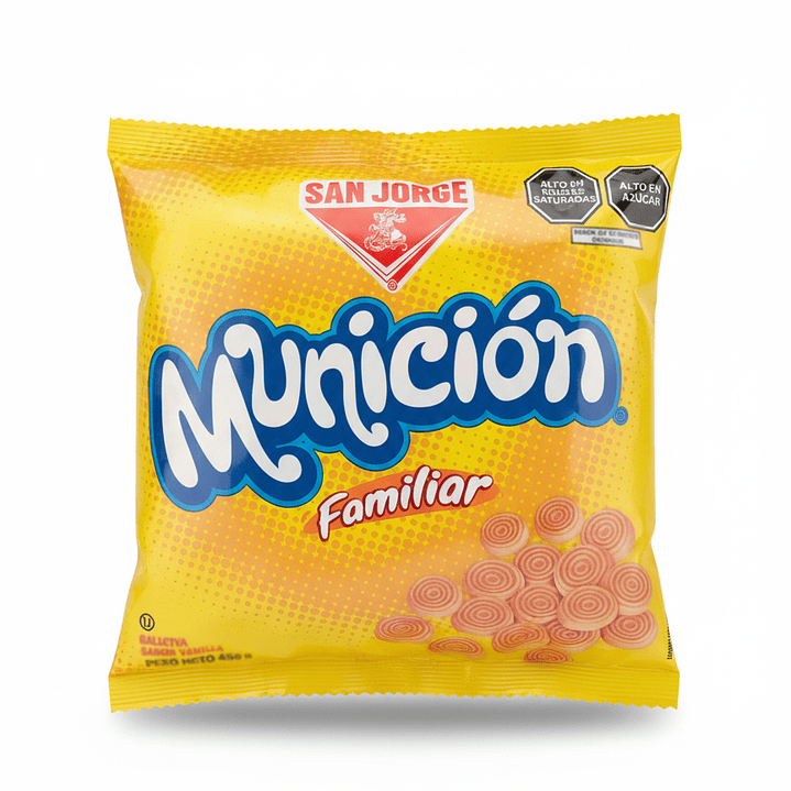 Galletas Munición Sabor Vainilla San Jorge Bolsa De 450g 1