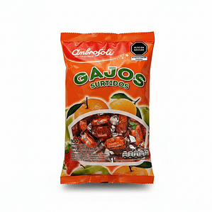 Caramelos Ambrosoli Gajos - Bolsa de 100 Unidades (390g)