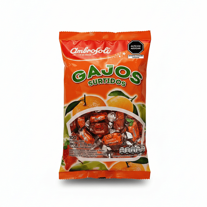 Caramelos Ambrosoli Gajos - Bolsa de 100 Unidades (390g) 1