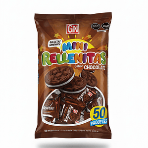 Galletas Mini Rellenitas Bolsa x 50und