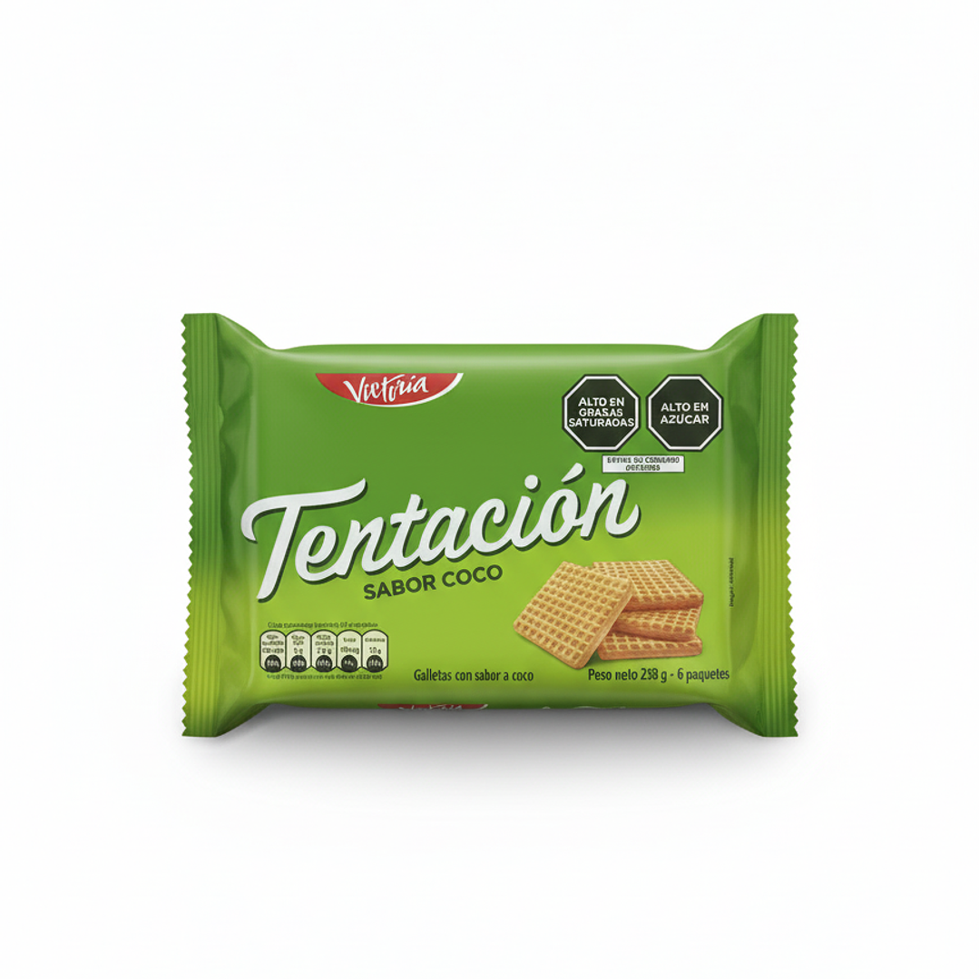 Galletas Tentación - Paquete de 6 Bolsitas (258g) 3