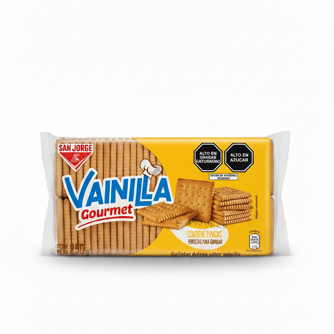 Galletas Vainilla Gourmet San Jorge - Bolsa de 250g 1