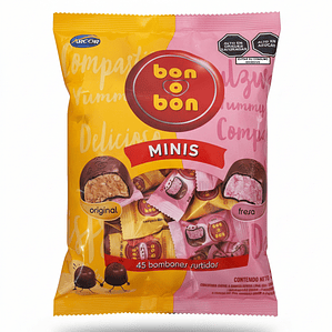 Bombones Bon o Bon Mini Surtidos - 45 Unidades (360g)