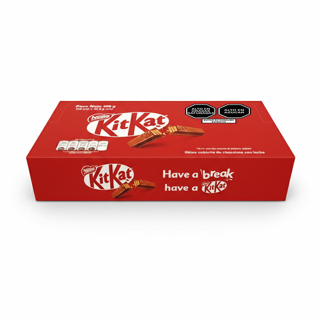 KitKat Nestlé - 12 Unidades (Caja x 498g) 1