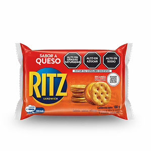 Galleta Ritz sabor Queso pack x 6 und