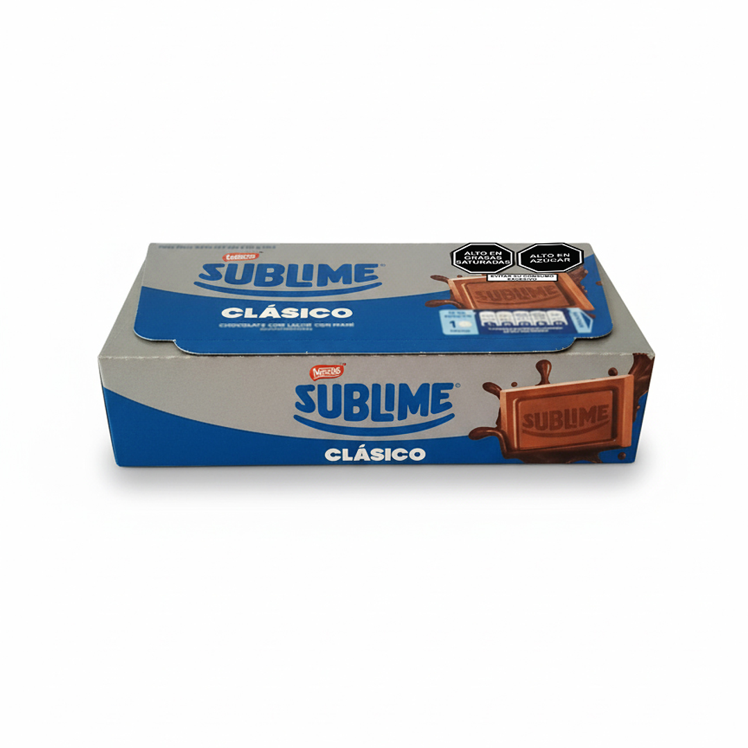 Sublime de Nestlé Clásico - 24 Unidades (Caja x 624g) 1