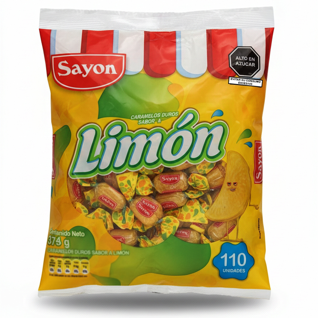 Caramelos SAYÓN Limón - 110 Unidades (385g) 1