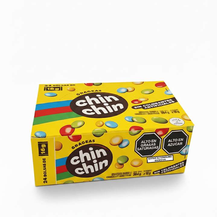 Caja de Grageas Chin Chin (24 unidades) 1