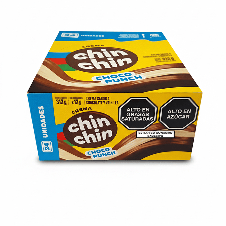 Chin Chin Choco Punch - 24 Unidades (Caja x 312g) 1