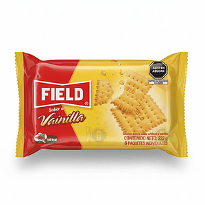 Galletas de Vainilla Field - 6 Unidades (Paquete x 222g)