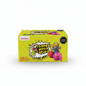 hicles Super Hiper Ácido Confiteca - 40 Unidades (280g)