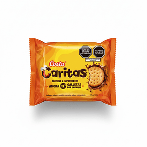 Paquete de Galletas Caritas Costa (6 unidades)