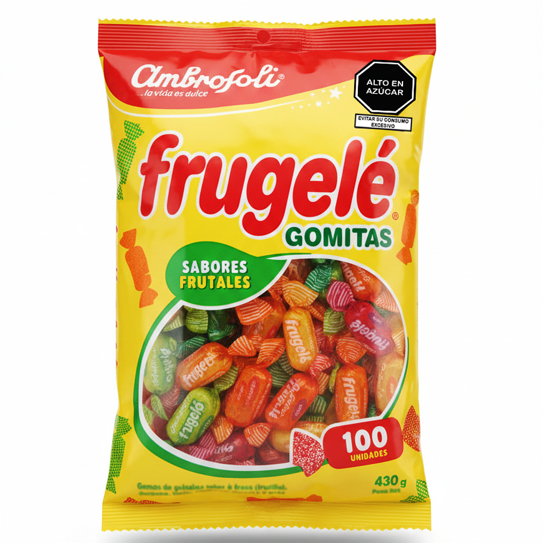 Gomitas Frugelé Ambrosoli pack x 100 unidades 1
