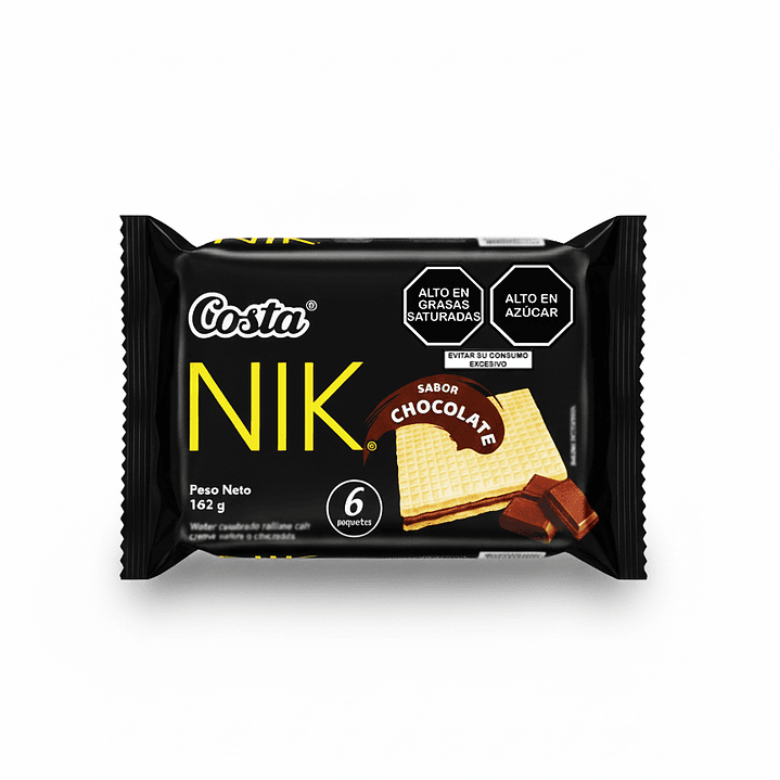 Galletas Wafer Nik Costa (6 unidades) 1