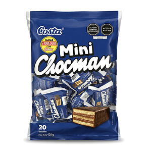 Mini Chocman bolsa x 20 und 