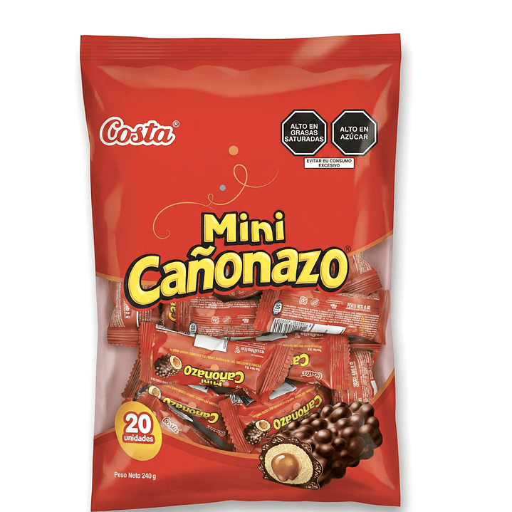 Mini cañonazo pack x 20 und  1