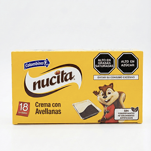 Nucita Colombina caja x 18 unidades 