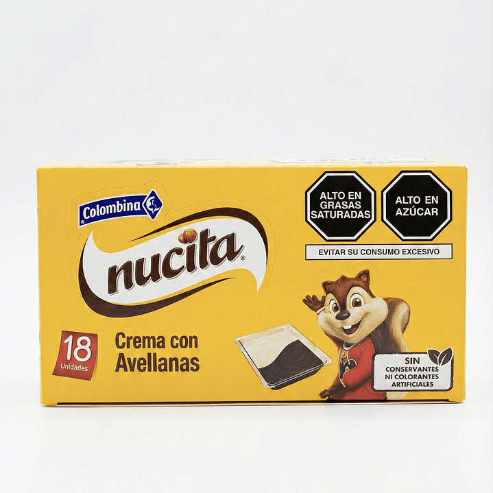 Nucita Colombina caja x 18 unidades  1