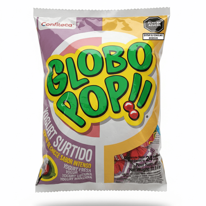 Chupetín Globo Pop Confiteca x 24 und  3