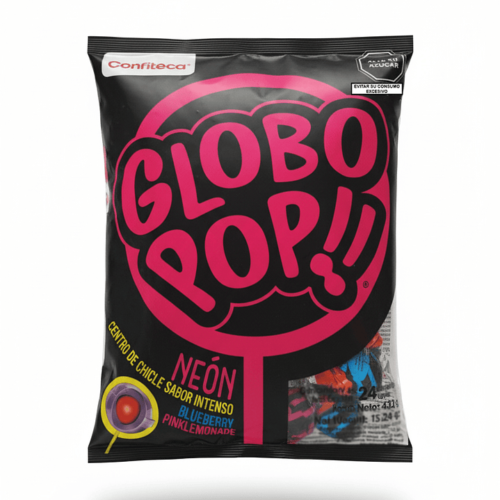 Chupetín Globo Pop Confiteca x 24 und  4