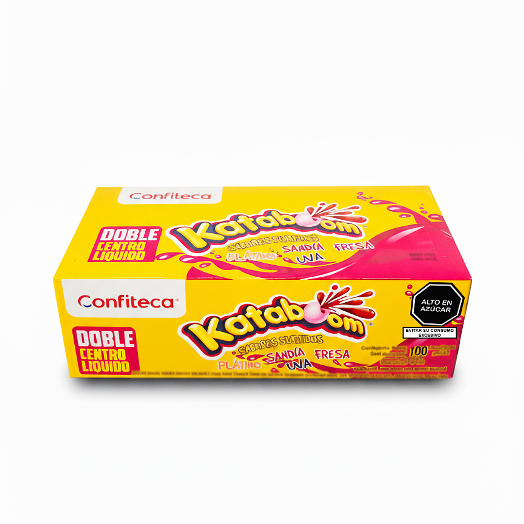 Chicles Kataboom Confiteca - 100 Unidades (480g)  1