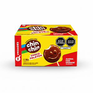 Marshmallow Chin Chin Choco Paletón - 10 Unidades (180g)