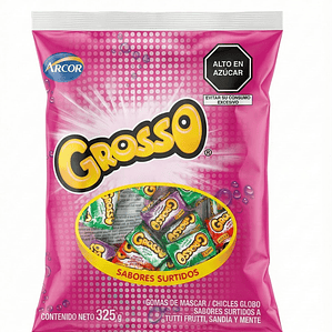 Chicles Grosso Sabores Surtidos Arcor (325g)