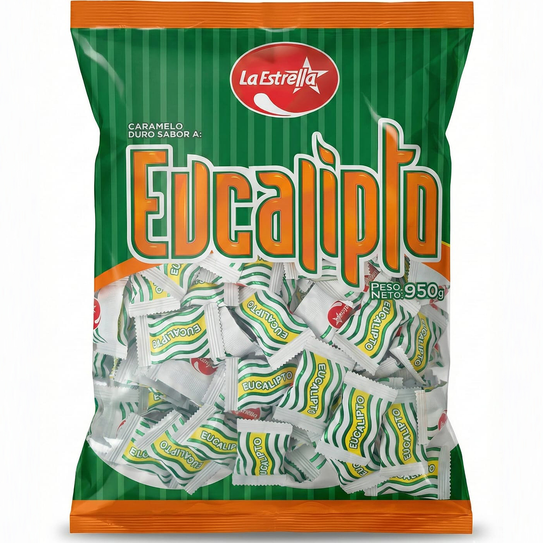 Caramelos Eucalipto La Estrella (950g) 1