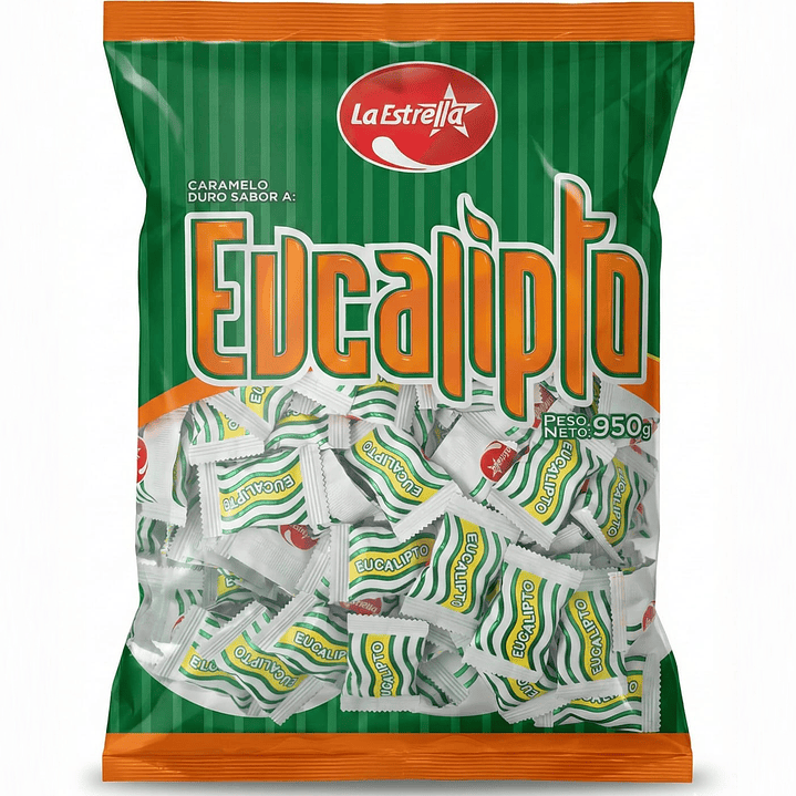Caramelos Eucalipto La Estrella (950g) 1