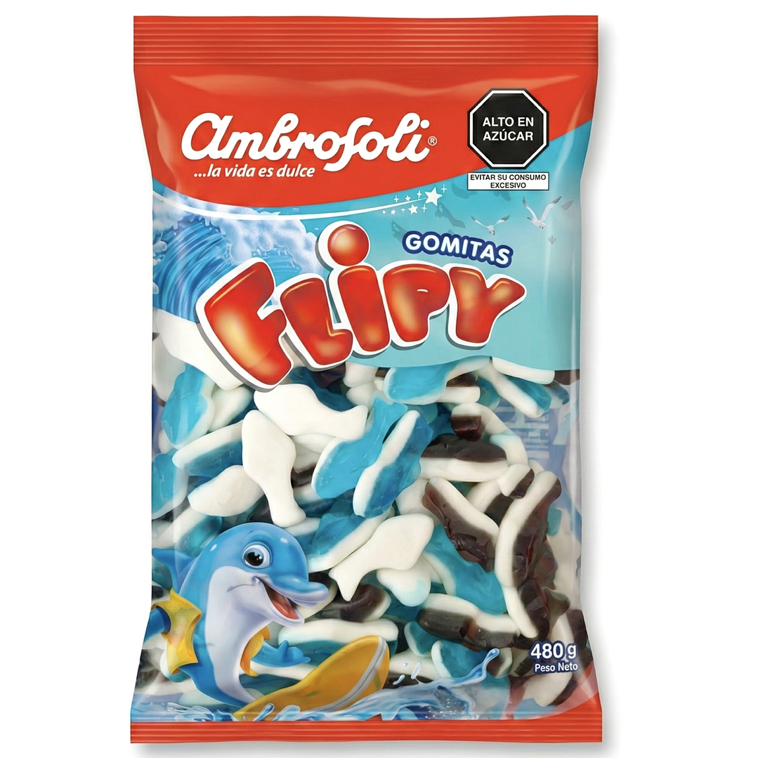 Gomas Flippy Granel Bolsa x 480 g 1