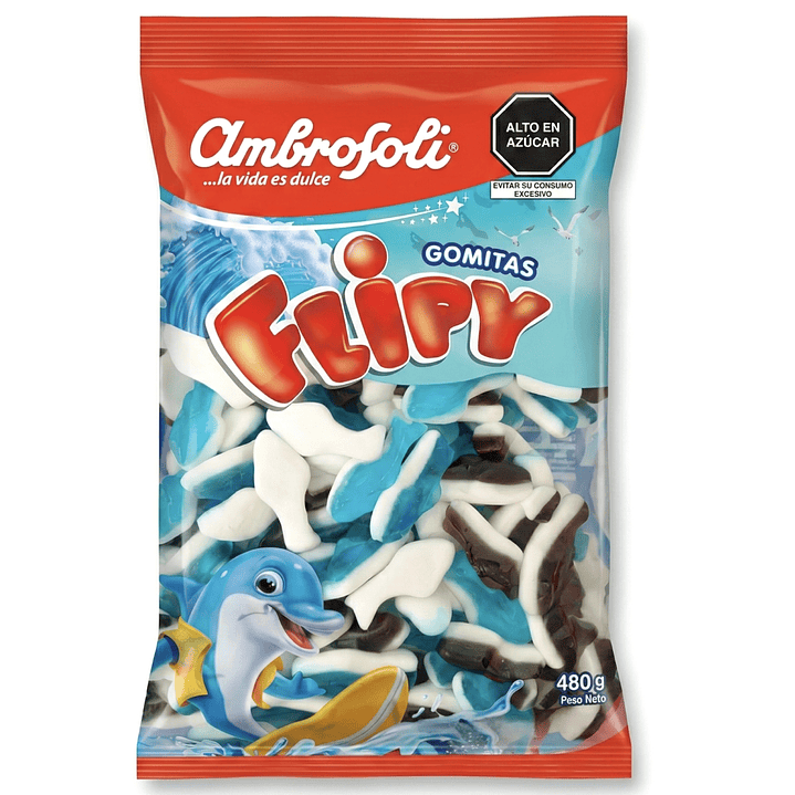 Gomas Flippy Granel Bolsa x 480 g 1