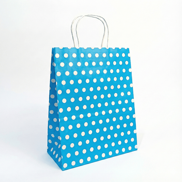 bolsas de papel con puntos - pack x 12 und  2