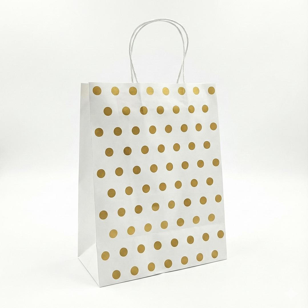 bolsas de papel con puntos - pack x 12 und  3