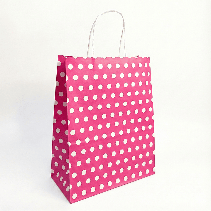 bolsas de papel con puntos - pack x 12 und  6