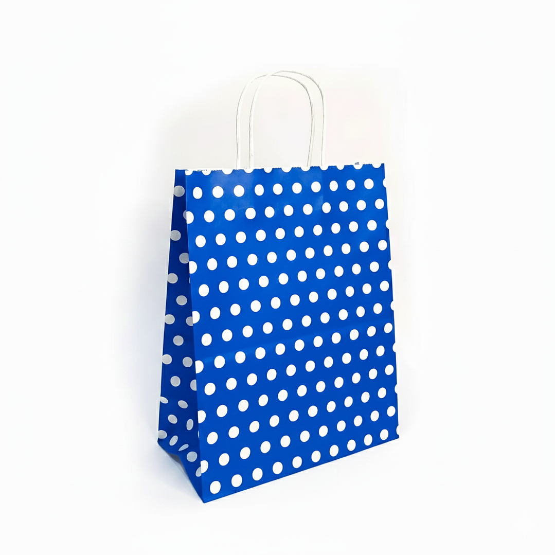 bolsas de papel con puntos - pack x 12 und  8