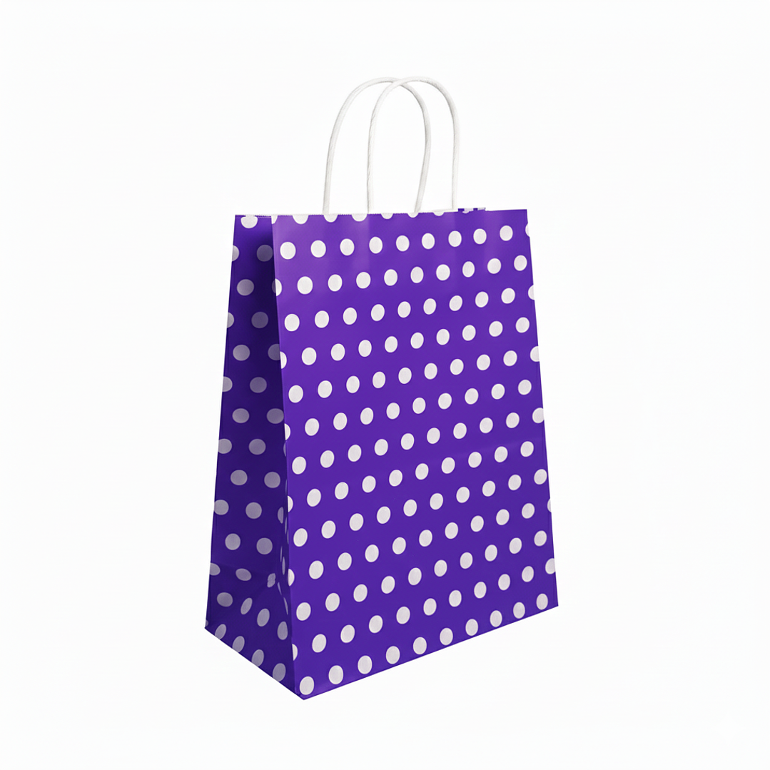 bolsas de papel con puntos - pack x 12 und  7