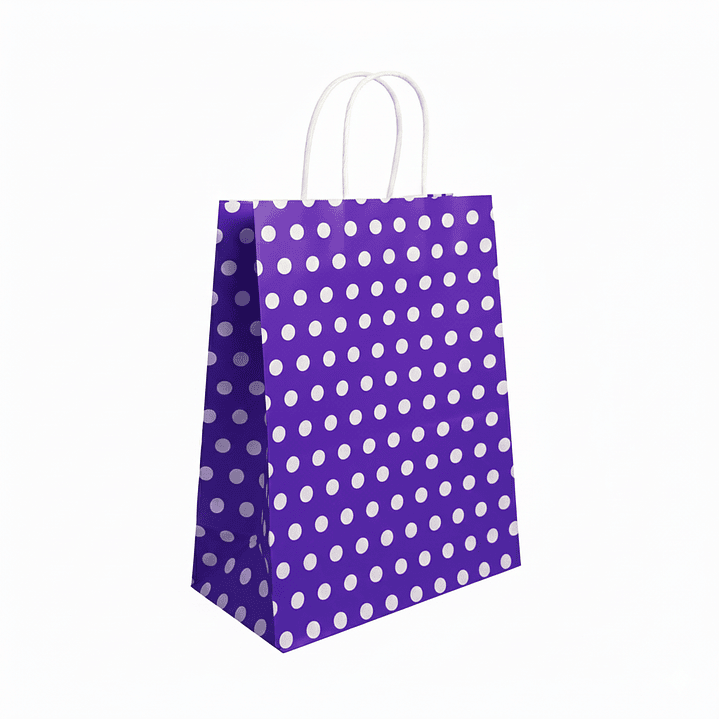 bolsas de papel con puntos - pack x 12 und  7
