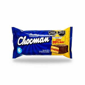 Chocman Costa pack x 6 unidades 