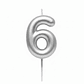 Velas Cromados plateado de números  - Miniatura 7