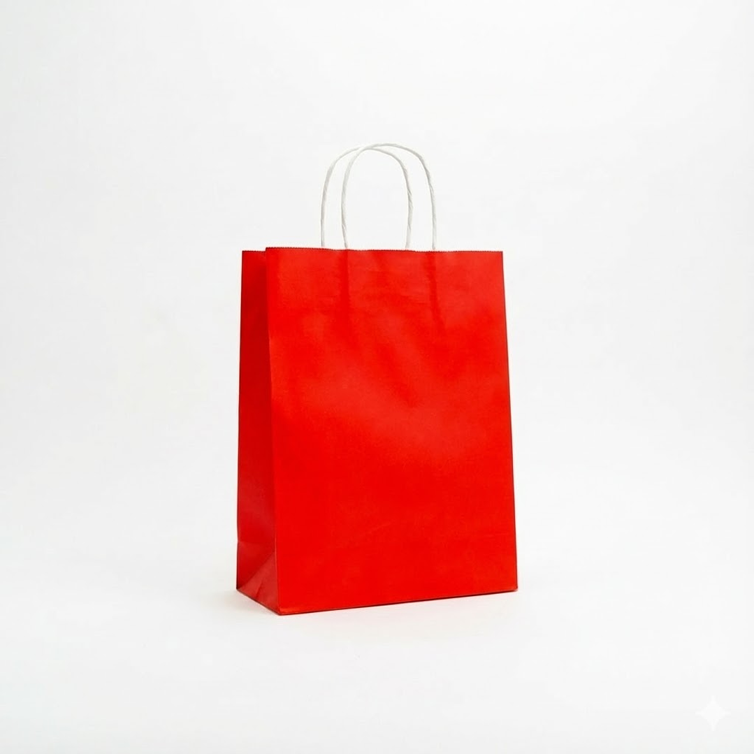 Bolsa de Papel color entero pequeño 4