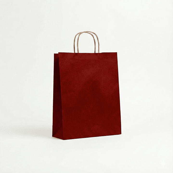 Bolsa de Papel color entero pequeño 10