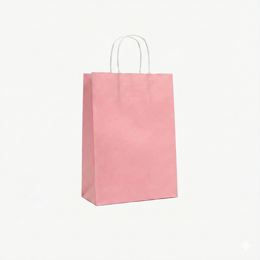 Bolsa de Papel color entero pequeño 12