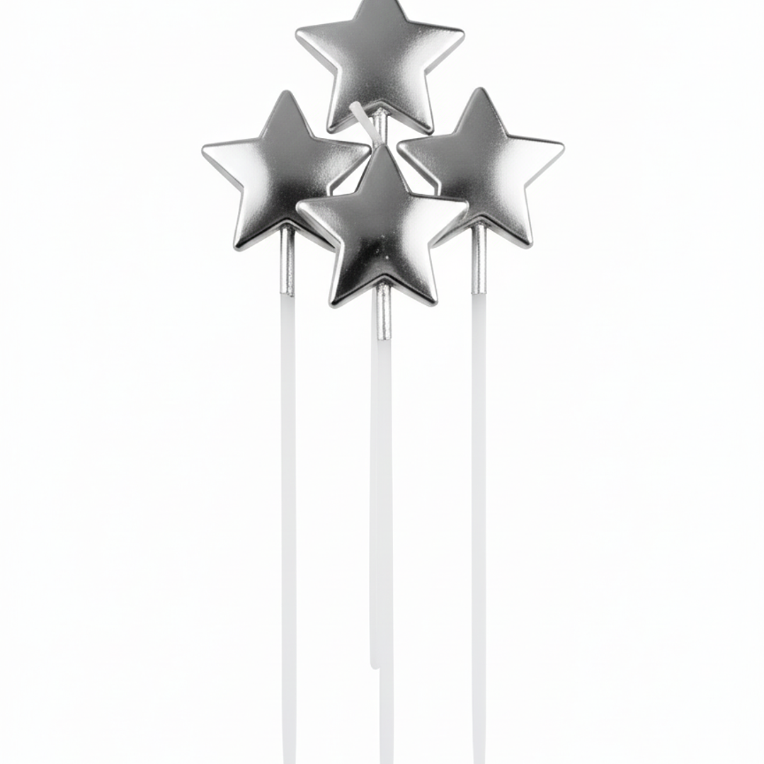 velas estrella metalizadas  2