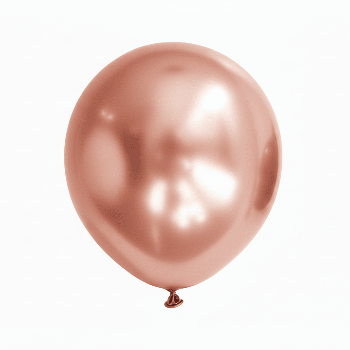 Globo cromados número 12 5