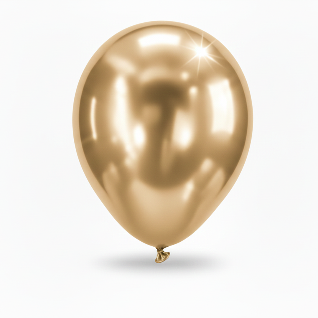 Globo cromados número 12 4